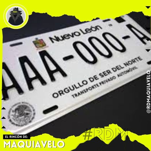 VA LENTO EL PROCESO DE CAMBIO DE PLACAS EN NUEVO LEÓN