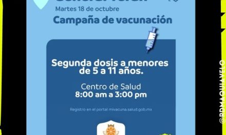 ATENCIÓN QUE MAÑANA ARRANCA LA JORNADA DE VACUNACIÓN PARA MENORES EN GENERAL TERÁN