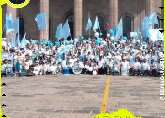 COLECTIVO PROVIDA SE REÚNE EN LA EXPLANADA DE LOS HÉROES
