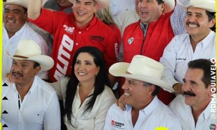 DURANTE SU GIRA AL SUR DE NUEVO LEÓN “ALITO” MORENO LLEGÓ A ALLENDE