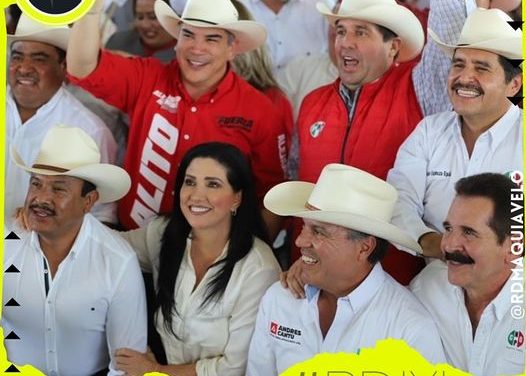 DURANTE SU GIRA AL SUR DE NUEVO LEÓN “ALITO” MORENO LLEGÓ A ALLENDE