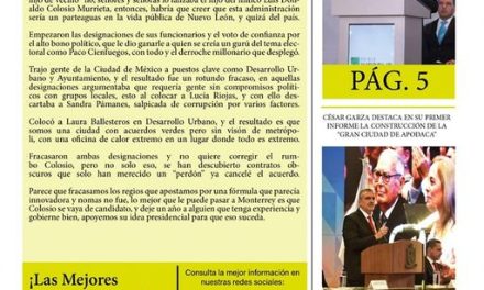 A un año de trabajo, el gobierno de Monterrey lejos de “renacer” se ha quedado estancado y pero aun sin gran visión a futuro, ya que, las quejas de la ciudadanía siguen aumentando.