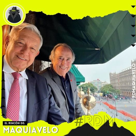 RECIBE ANDRÉS MANUEL A JOAN MANUEL SERRAT EN PALACIO NACIONAL