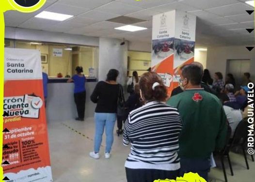 EXTIENDE SANTA CATARINA SU PROGRAMA “BORRÓN Y CUENTA NUEVA”