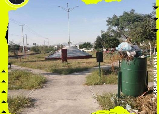 SE CONVIERTEN PARQUES DE JARDINES DE ESCOBEDO ll EN LUGAR ABANDONADO
