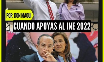 ¿A CUÁL INE DEFENDERÁN? ¿AL QUÉ ACUSABA DE CORRUPCIÓN CALDERÓN? ¿O AL QUE ACUSA MORENA DE COSTOSO?  POR: DON MAQUI