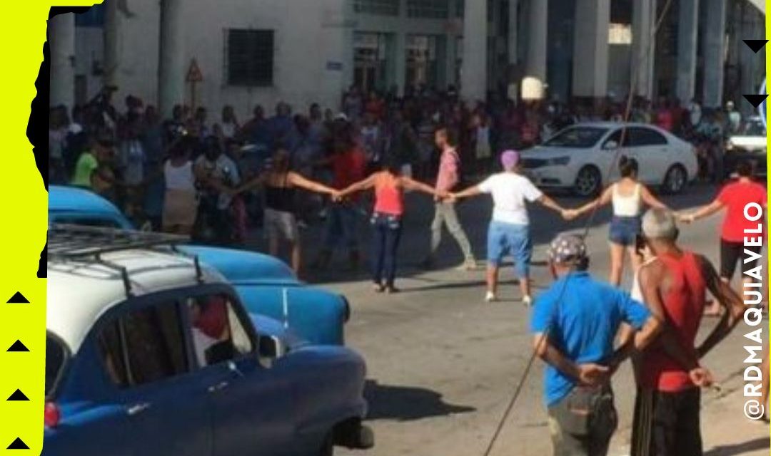 CONTINÚAN PROTESTAS EN CUBA POR APAGÓN GENERAL Y BLOQUEO DE INTERNET