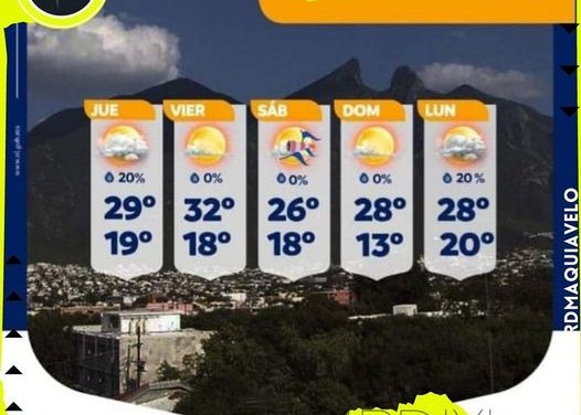 TENDRÁ NUEVO LEÓN UN FIN DE SEMANA CALUROSO