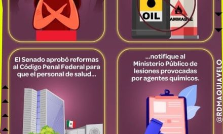 APRUEBA SENADO CÁRCEL PARA QUIEN AGREDA A MUJERES CON ÁCIDO