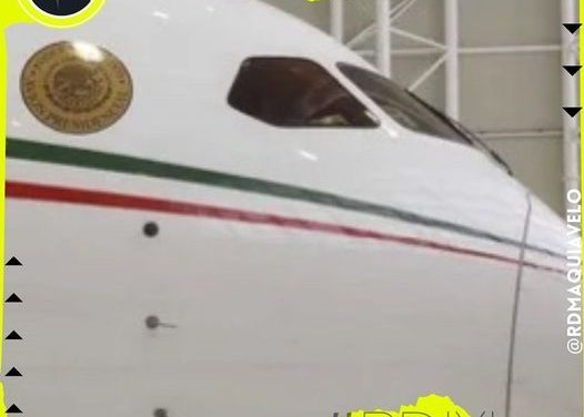 SE UTILIZARÁ EL AVIÓN PRESIDENCIAL PARA VIAJES PRIVADOS