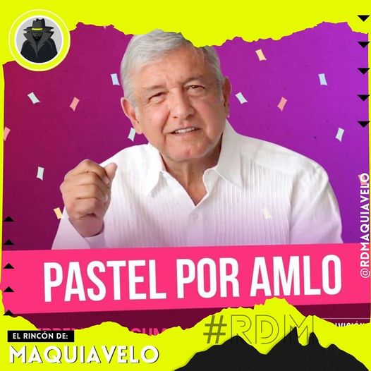 MORENISTAS ORGANIZAN PASTEL FESTEJANDO EL “CUMPLE DEL PRESI AMLO”