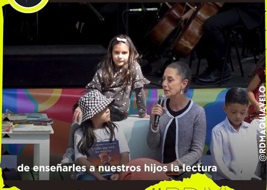 INAUGURA CLAUDIA SHEINBAUM FERIA DEL LIBRO INFANTIL Y JUVENIL EN CDMX