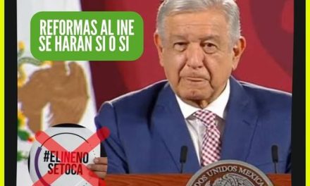 ¿Y TODO PARA QUÉ? DESPUÉS DE LA MARCHA, MORENA ADVIERTE QUE REFORMA DEL INE PASARÁ SÍ O SÍ, MODIFICARÁN LEYES Y SI NO SE PUEDE LA  CONSTITUCIÓN   POR: DON MAQUI