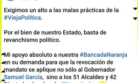 HORACIO TIJERINA EXIGUE QUE REVOCACION DE MANDATO TAMBIÉN SE APLIQUE A ALCALDES Y DIPUTADOS LOCALES