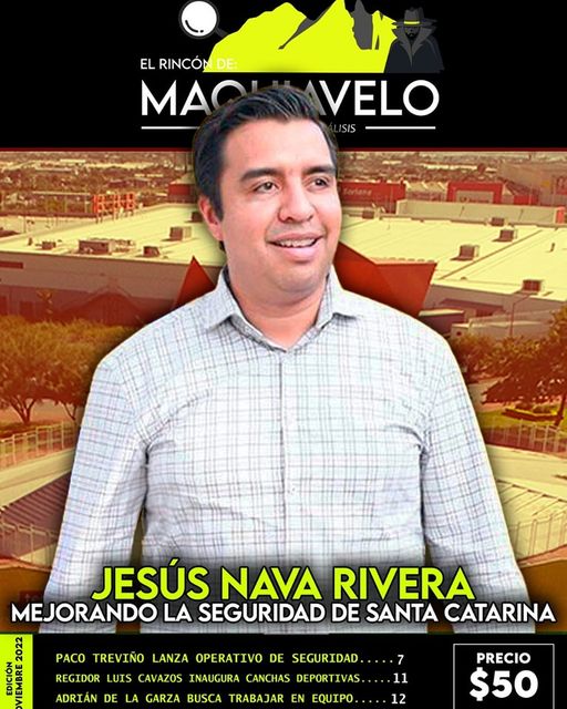 Amigo Maquilector te presentamos la edición del mes de noviembre en la cual te mostramos el cambio que ha tenido el municipio de #SantaCatarina bajo el liderazgo de Jesús Nava, sin duda viendo por temas primordiales como la seguridad, ¡no te la pierdas!