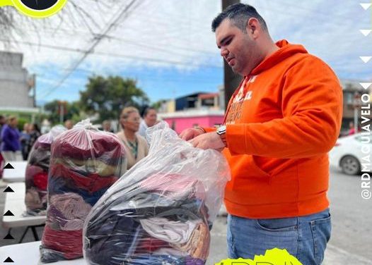 DEREK RUIZ BRINDA APOYO A LA CIUDADANÍA PARA QUE NO PASEN FRÍO ANTE LAS BAJAS TEMPERATURAS