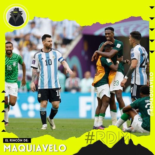 SUFRE ARGENTINA PRIMER DESCALABRO POR ARABIA SAUDITA SORPRESA PARA UNO DE LOS FAVORITOS DEL MUNDIAL