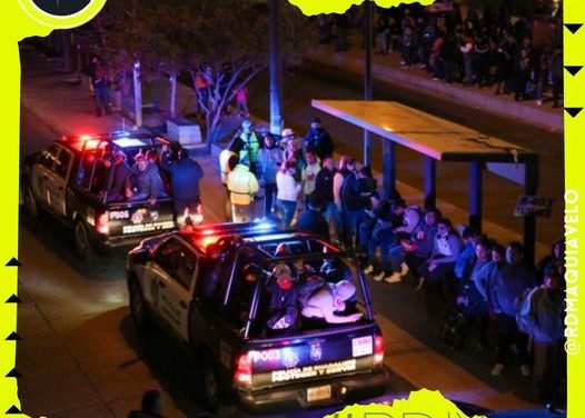 DESTACAN ELEMENTOS POLICIACOS DE GUADALUPE POR APOYAR EN TRASLADO A USUARIOS DE TRANSPORTE