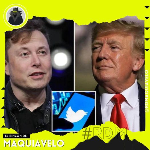 RESPETA ELON MUSK VOTOS DE USUARIOS Y RESTAURARA CUENTA DE TWITTER A DONALD TRUMP