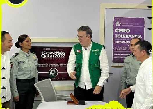 MARCELO EBRARD SEÑALA QUE MEXICANOS CON ALCOHOL EN QATAR NO SON REPRESENTANTES DEL PAÍS