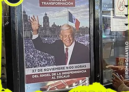 INE DESCARTA RETIRAR PROPAGANDA SOBRE CONTRAMARCHA