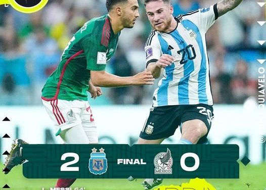 EL TRI PIERDE FRENTE A ARGENTINA Y PONE A TEMBLAR SU CLASIFICACIÓN