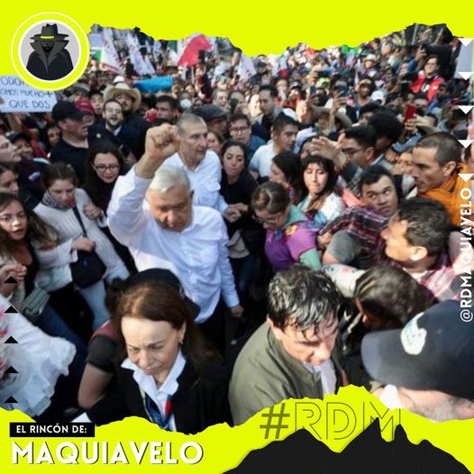 AMLO ENCABEZA LA MARCHA JUNTO A SUS “PRESIDENCIABLES”