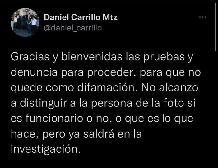 Daniel Carrillo Martínez “DUDA” DE DENUNCIA DE REGIDORA Alejandra Morales