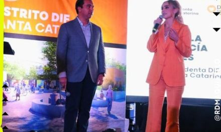 JESUS NAVA Y PAOLA GARCÍA CREARÁN EL “DISTRITO DIF SANTA CATARINA”