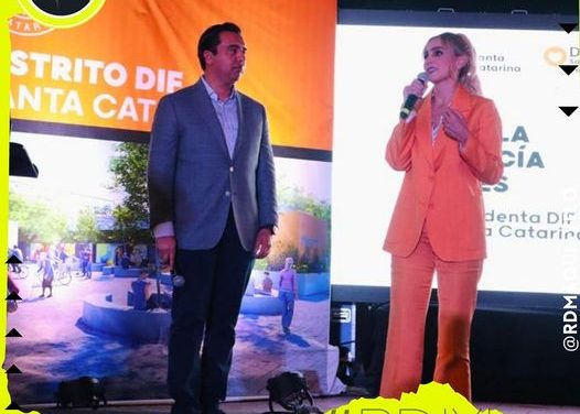 JESUS NAVA Y PAOLA GARCÍA CREARÁN EL “DISTRITO DIF SANTA CATARINA”