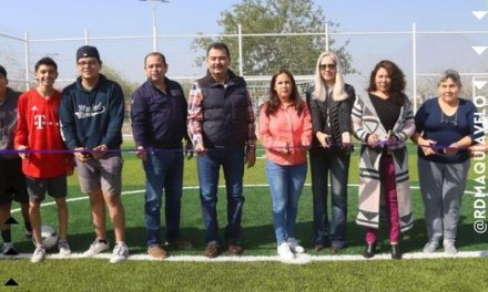 CARLOS GUEVARA CONSTRUYE MÁS ESPACIOS DEPORTIVOS PARA LOS JÓVENES DE GARCÍA