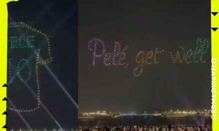 APOYAN A PELÉ CON DRONES DESDE QATAR