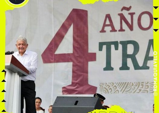 HOY SE CUMPLEN 4 AÑOS DE LOGROS DE AMLO