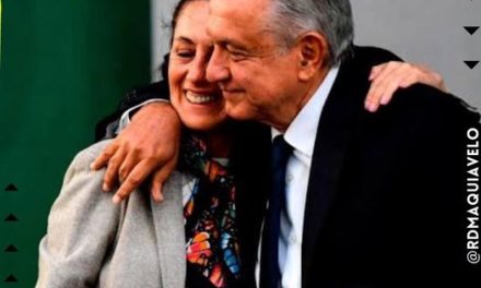 AMLO DEFIENDE A CLAUDIA SHEINABAUM Y ACUSA AL INE POR CENSURAR