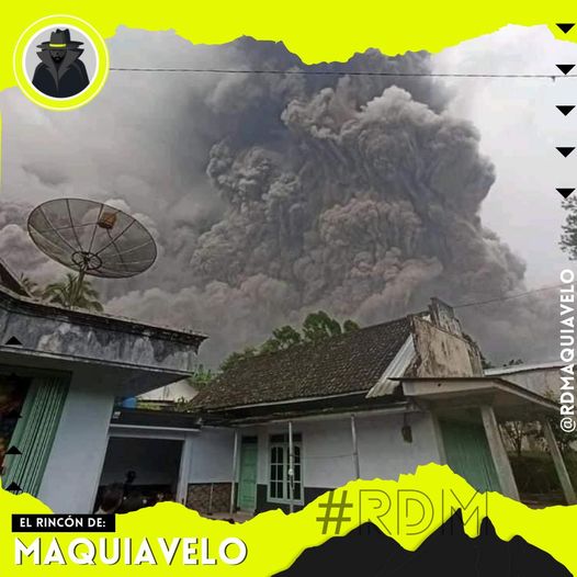 VOLCÁN DE INDONESIA SE ACTIVA Y EVACUAN A PUEBLOS COLINDANTES