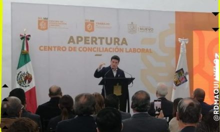 INAUGURAN CENTRO DE CONCILIACIÓN LABORAL, SAMUEL GARCÍA SOLICITA QUE SEAN LOS SERVIDORES PÚBLICOS LOS PRINCIPALES EJEMPLOS DE DICHAS OFICINAS