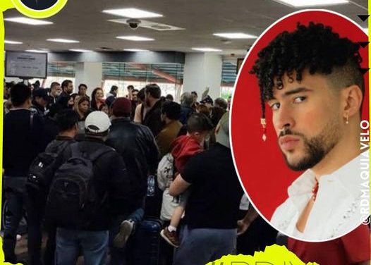 FANS SE QUEDAN SIN VER A “BAD BUNNY” TRAS PERDER VUELO EN EL AEROPUERTO DE CANCÚN