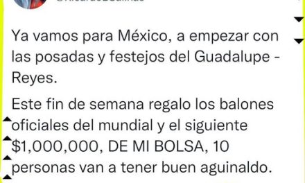 EMPRESARIO RICARDO SALINAS PREPARA SU REGALO NAVIDEÑO, DARÁ UN MILLÓN DE PESOS CON MOTIVO DE FESTEJOS GUADALUPE – REYES