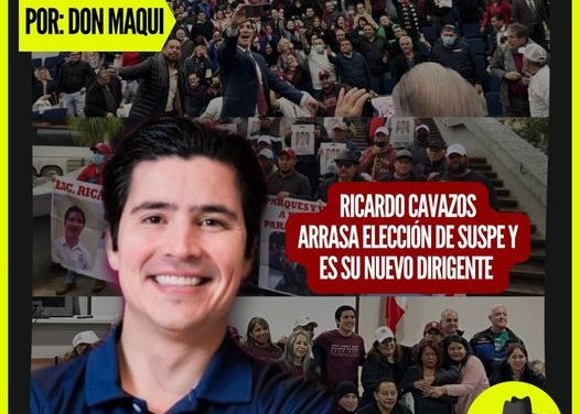 Y EN EL “SUSPE” TRIUNFÓ EL CARISMA Y PROFESIONALISMO DE SU NUEVO LÍDER RICARDO CAVAZOS BALDERAS ¡ARRASÓ CON LA ELECCIÓN!  POR: DON MAQUI