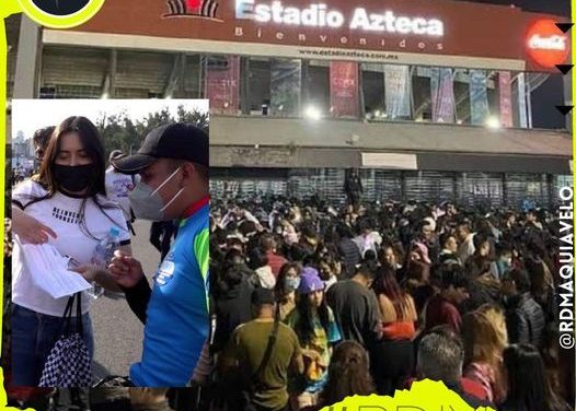 ENLACES DE PROFECO SE PRESENTAN DESDE TEMPRANO EN ESTADIO AZTECA PARA PONER ORDEN Y EVITAR PASE TRAGEDIA AL ACCEDER A VER A BAD BUNNY