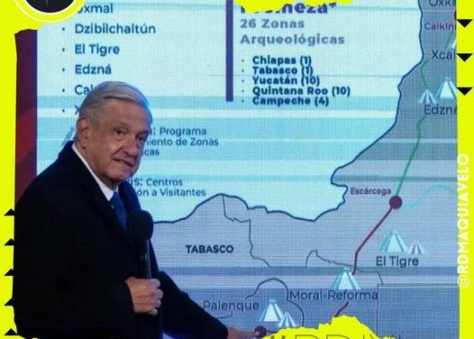 INFORMA AMLO QUE TRAMOS 1 y 7 DEL TREN MAYA UTILIZARÁN DIÉSEL NO CONTAMINANTE