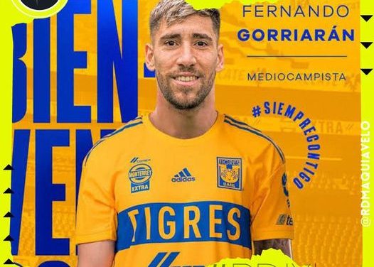FERNANDO GORRIARÁN ES EL NUEVO JUGADOR DE TIGRES