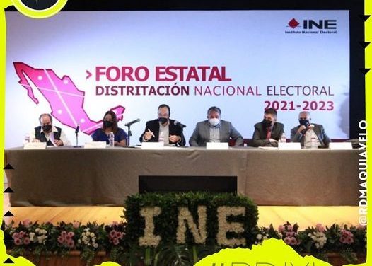 INE ANUNCIA NUEVA DISTRITACIÓN ELECTORAL
