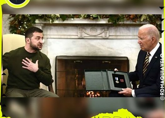 PRESIDENTE UCRANIANO ES BIEN RECIBIDO EN CASA BLANCA POR JOE BIDEN