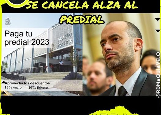 DESPUÉS DE MALOS MANEJOS EN SAN PEDRO, CONGRESO NO AUTORIZA ALZA EN PREDIAL