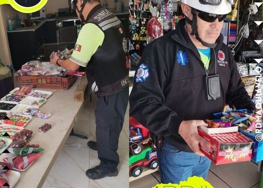 CARLOS GUEVARA PROHÍBE LA VENTA DE COHETES EN GARCÍA