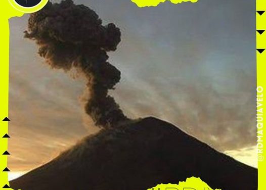 TIENE VOLCÁN POPOCATÉPETL 167 EXHALACIONES EN LAS ÚLTIMAS 24 HORAS DE ACUERDO CON EL CENAPRED