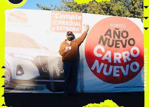 EL MUNICIPIO DE SANTA CATARINA RIFARÁ 3 AUTOS 2023 ENTRE LOS HABITANTES QUE PAGUEN SU PREDIAL EN EL PRIMER TRIMESTRE DEL AÑO