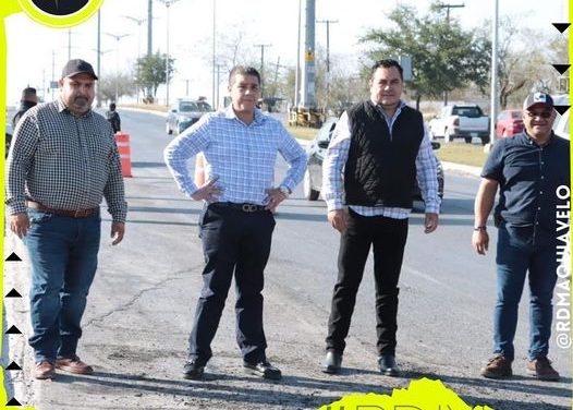 PACO TREVIÑO REHABILITA  PAVIMENTO EN LAS COLONIAS DE JUÁREZ