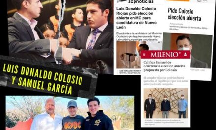 SAMUEL GARCÍA Y ENRIQUE ALFARO LLEGAN A ACUERDO POLÍTICO E INVITAN A COLOSIO ¿NO ENLOQUECERÁ DE NUEVO EL JR.? NO OLVIDEMOS QUE ANDABA PELEANDOLE GUBERNATURA AL PROPIO SAMUEL  POR DON MAQUI